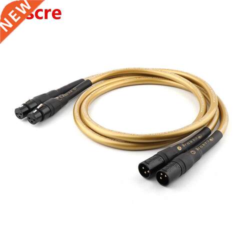 HI-End Yter Hexlink Golden 5-C XLR Interconnect Cable ,Balan