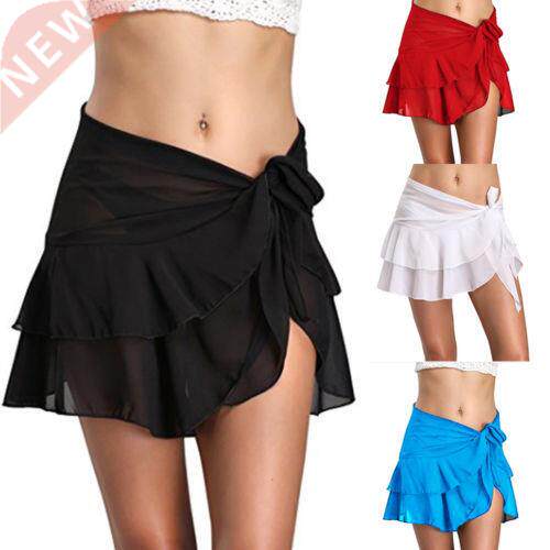 Hot Sell Beach Cover Up Skirt Women Chiffon Beachwear Short