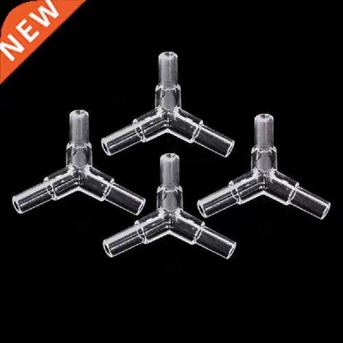 10pcs/lot 4mmPlastic Aquarium Connector 3 ways YShaped Fish