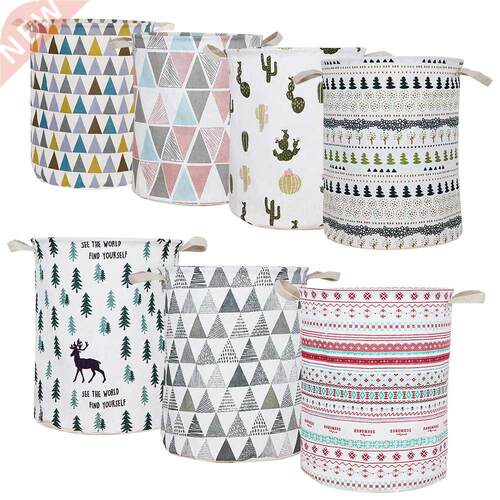 2022 New Super Large Laundry Basket With Drawstring Round Di