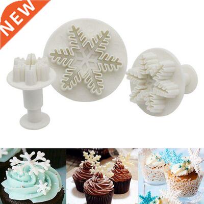 pcs  Baking Snowflake Dove Leaf Fondant Cookie Cutter Pl