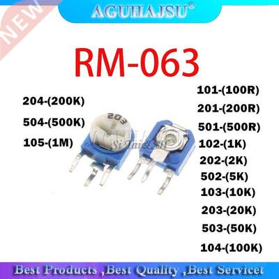 20pcs RM063 RM-063 100 200 500 1K 2K 5K 10K 20K 50K 100K 200