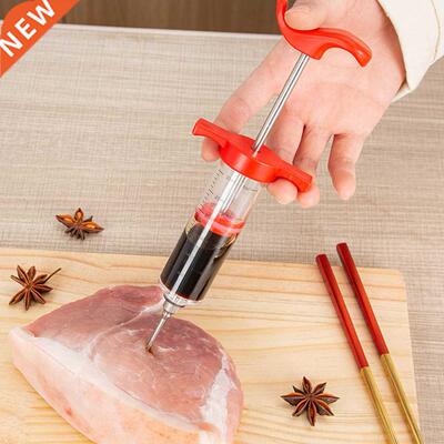 Stainless Steel Needle BBQ Flavor Juice Injector Roast Meat