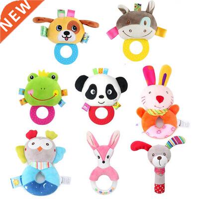 Newborn Baby Toys 0-12 Months Cartoon Animal Baby Plush Ratt