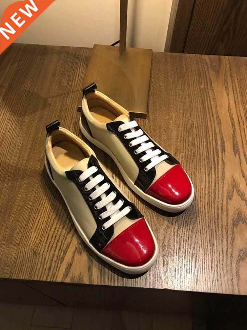 mens sneakers casual shoes dress man trainers red bottom sh