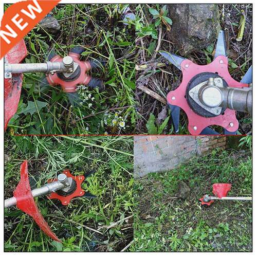 Universal Grass Trimmer Head 6 Blades Cutter Head Steel Razo