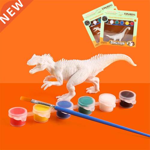 DIY Coloring Painting Animal Dinosaur Model Jurassic Wild L