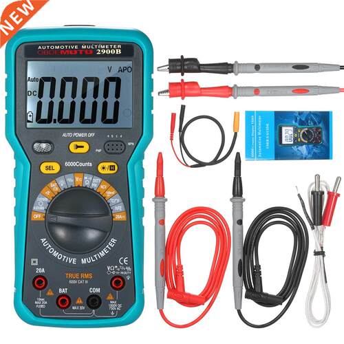 Professional Automotive Digital Multimeter Tester 6000 Count