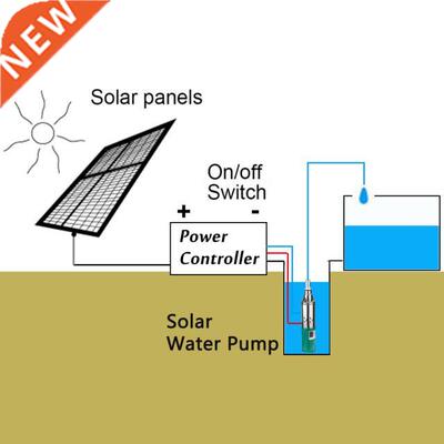 220W 12V High Lift 30m Submersible Pump Deep Well Pump for G