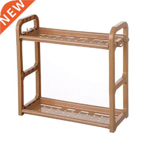 Kitchen Storage Rack Double Layers Organizer Sink Shelf