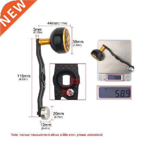 Metal Fishing Reel Handle Single Rocker Accessory With
