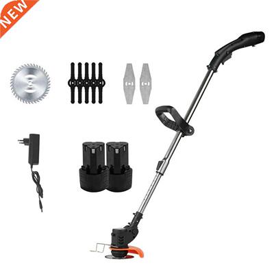 12V Electric Lawn Mower 4000mAh Cordless Grass Trimmer Strin