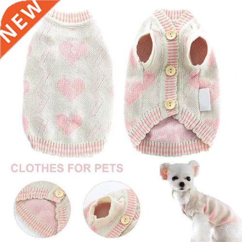 Decorative Skin-friendly Knitted Puppy Cats Cardigan