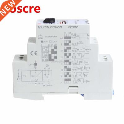 1Pc AC/DC 24-240V DHC19-M Multifunction Timer Time Relay Mod