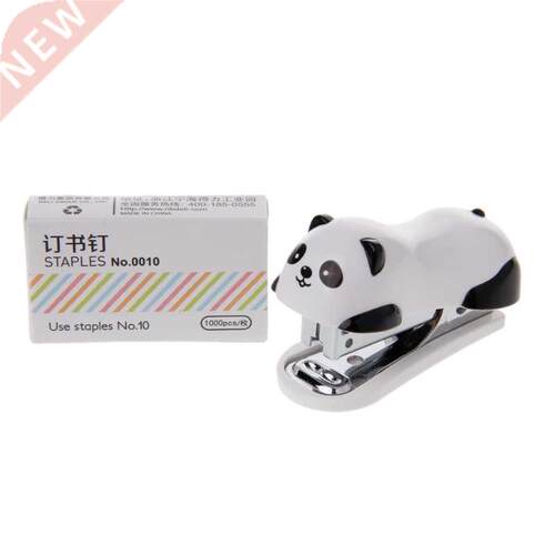 Mini Panda Stapler Set Paper Binder Within 1000pcs Staples O