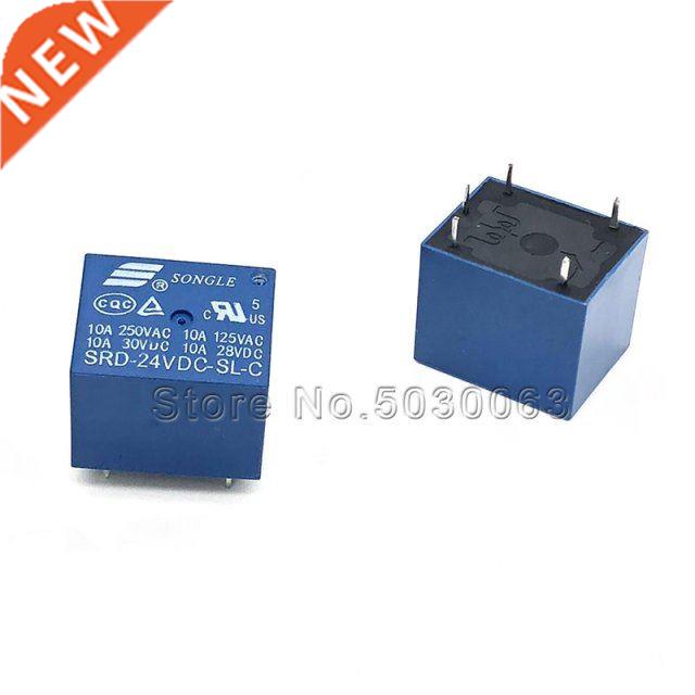 5pcs/lot New original relay SRD-24VDC-SL-C SRD-05V 12V T73 5