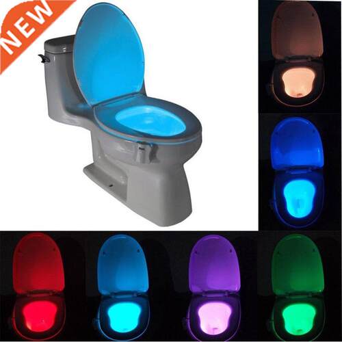 Smart Motion Sensor Tet Seat Night Light 8 Colors Waterproof