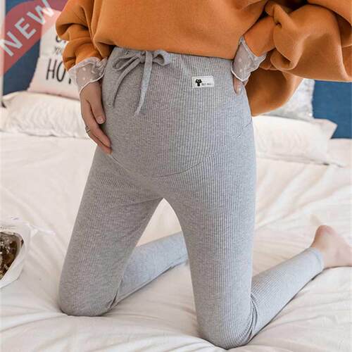 Maternity Pants Soft Slim Adjustable Waist Pregnant Women Le