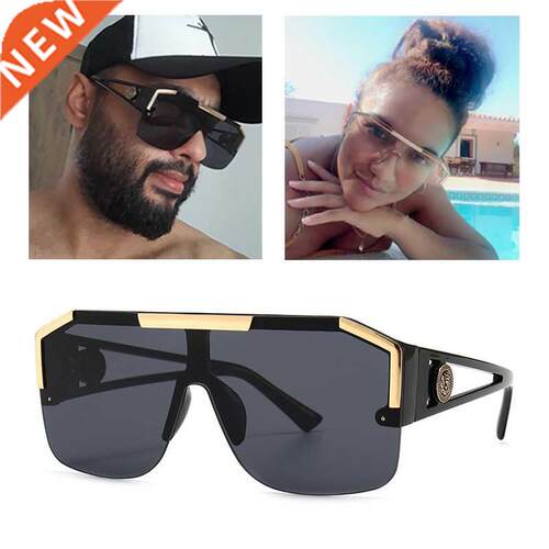2021 New Fashion Big Square Sunglasses Men Style Gradient nd