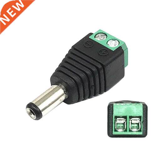 10Pcs 12V 2.1 x 5.5mm DC Power Male Plug Jack Adapter Connec