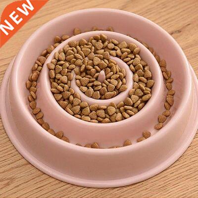 GWF-05 Corrugated Pet Slow Bowl Food Bowl Anti-Choke