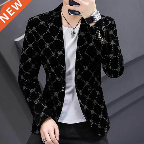 New Mens Blazers Slim Fit Suits for Men Business Formal Coat