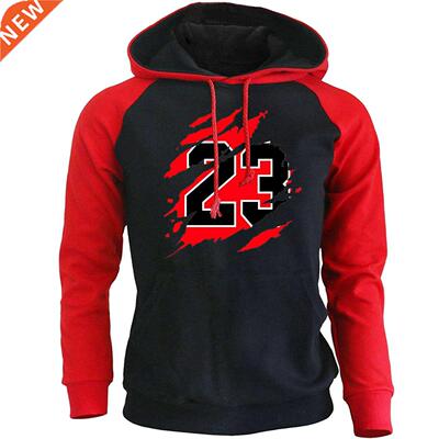 Letter 23 Men Raglan Hoodie Sweatshirts 2022 Autumn Winter C
