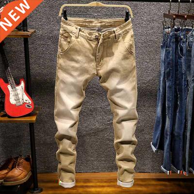 2022 New Style Men's Jeans Fashion Casual High-quality Sretc