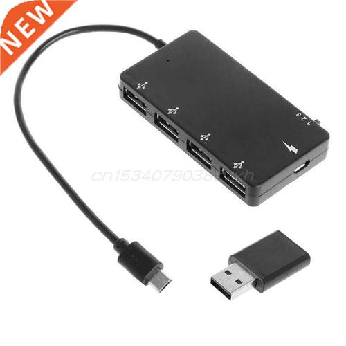 Micro USB OTG 4 Port Hub Power Charging Adapter Cable For Sm