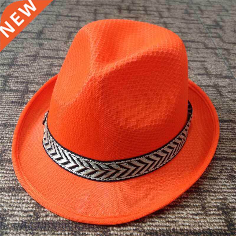 Summer fast dry Jazz Caps Hats panama Fedoras Outdoor Sunhat - 实物图