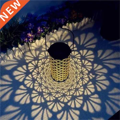 Waterproof Solar Lamp Solar LED Light Retro Hollow Lantern