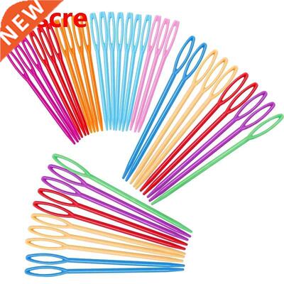 40PCS Large Eye Plastic Needles Plastic Lacing Needles Safet