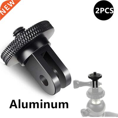 Aluminum Alloy 1/4 inch Mini Tripod Adapter Mount for GoPro
