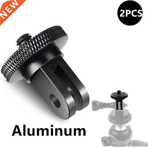 Aluminum Alloy 1/4 inch Mini Tripod Adapter Mount for GoPro
