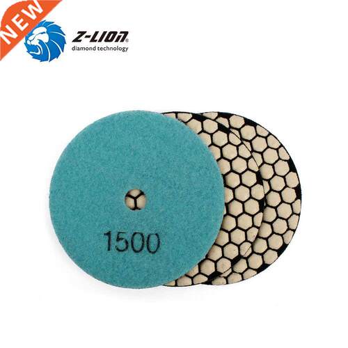 3pcs Dry Polishing Pads 4 Inch Professional Flexible Sandin