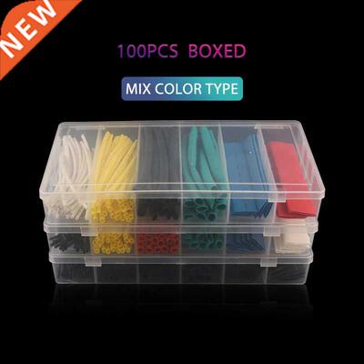 100pcs/ Boxed Multicolor Thermoresistant tube heat shrink tu