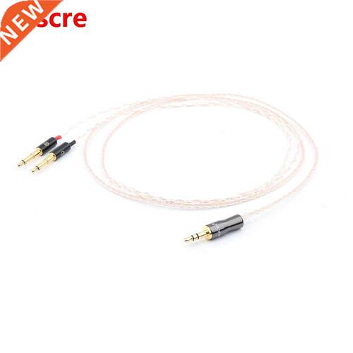 Yter 8cores Headphones Cable 3.5mm to 2x3.5mm Audio Upgrade