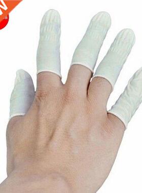 100PCS/SET Durable Natural Latex Static-proof Finger Cots