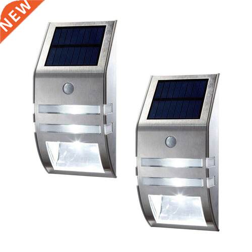Waterproof 2 LED 120LM PIR Solar Motion Sensor Lamp Garden Y
