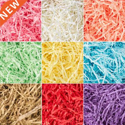 50g/100g/500g Colorful Shredded Paper Gift Box Filler Weddin