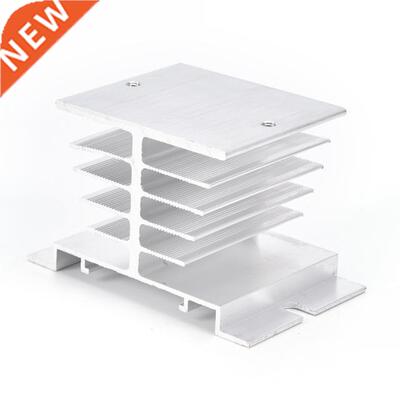 1Pcs Single Phse Solid Stte Rely SSR luminum Het Sink D