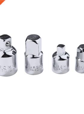 4pcs 1/4 /8 1/2 Drive Socket Adapter Converter Reducer Air