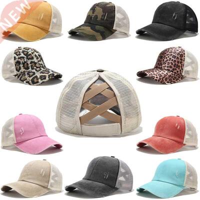 2020 tail aseall Cap Women Disssed Washed Cotton Trucker C