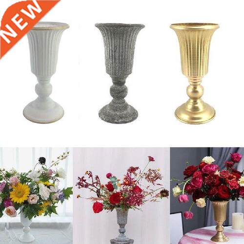 Metal Vase Home Table Centerpieces Unbreakable Flower Vase