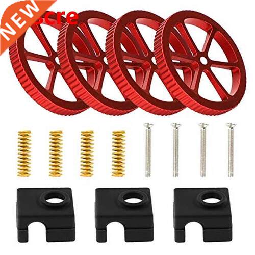 3D Printer Accessories Metal Red Leveling Nut is Suitable fo