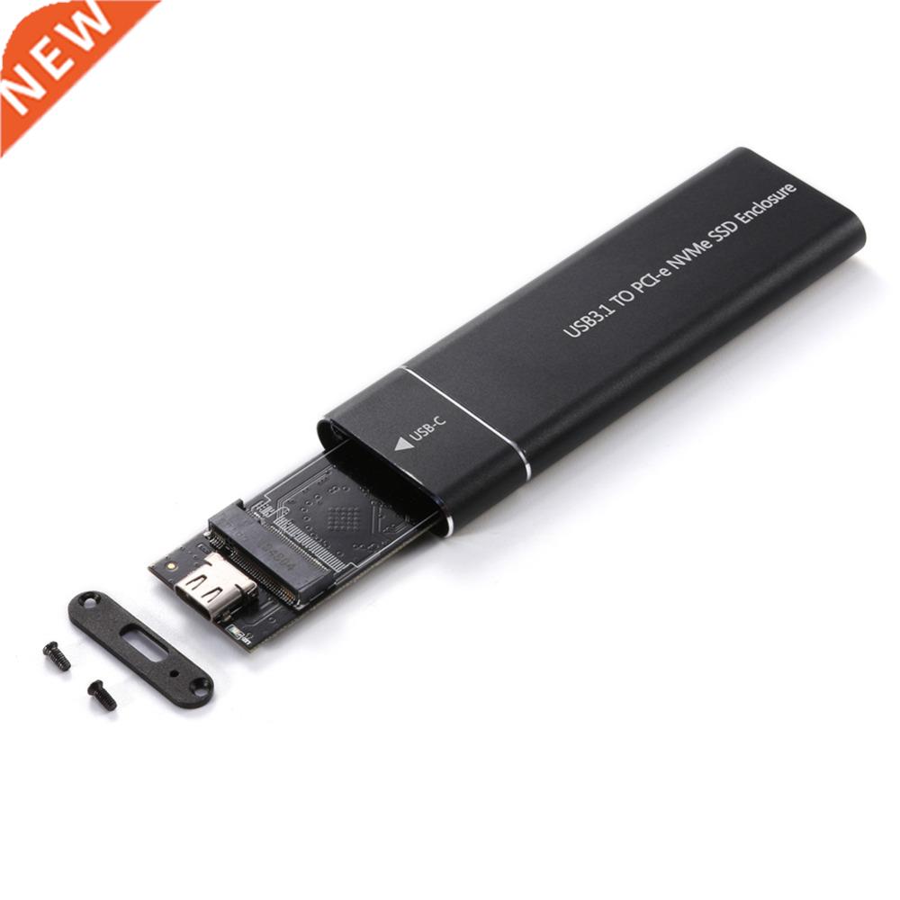 USB 3.1 to M.2 NVME PCIe SSD Enclosure, NVME M-Key to Type C