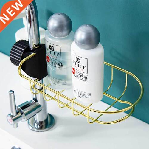 Kitchen Sink Faucet Sponge Soap Cloth Drain Rack Storage Org