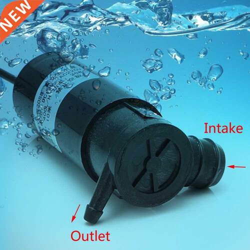 DC 12V/AC 6W Submersible Water Pump 10m 400L/H Car Wash Bat