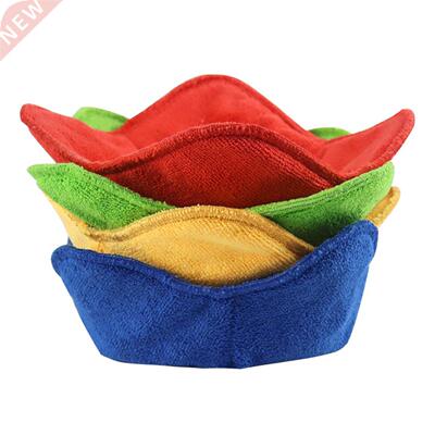 4pcs Microwave Safe Hot Dish Rack Set Towel Fabric Bowl