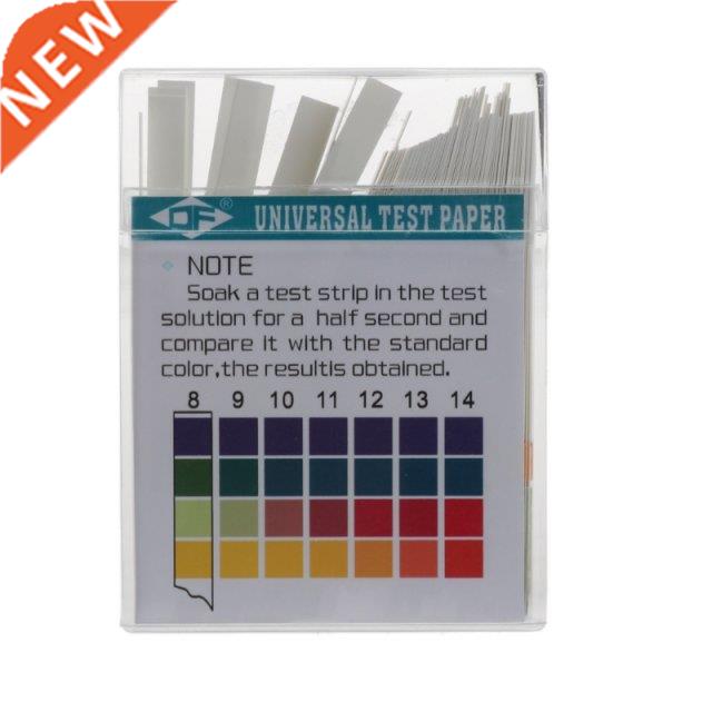 100 Strips 0-14 PH Alkaline Acid Indicator Paper Water Saliv